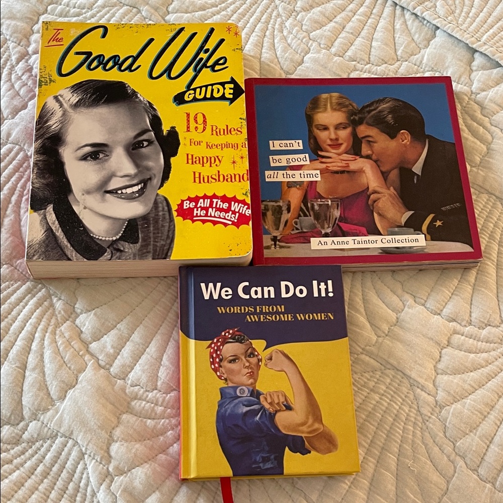 Lot of three books inspire and laugh